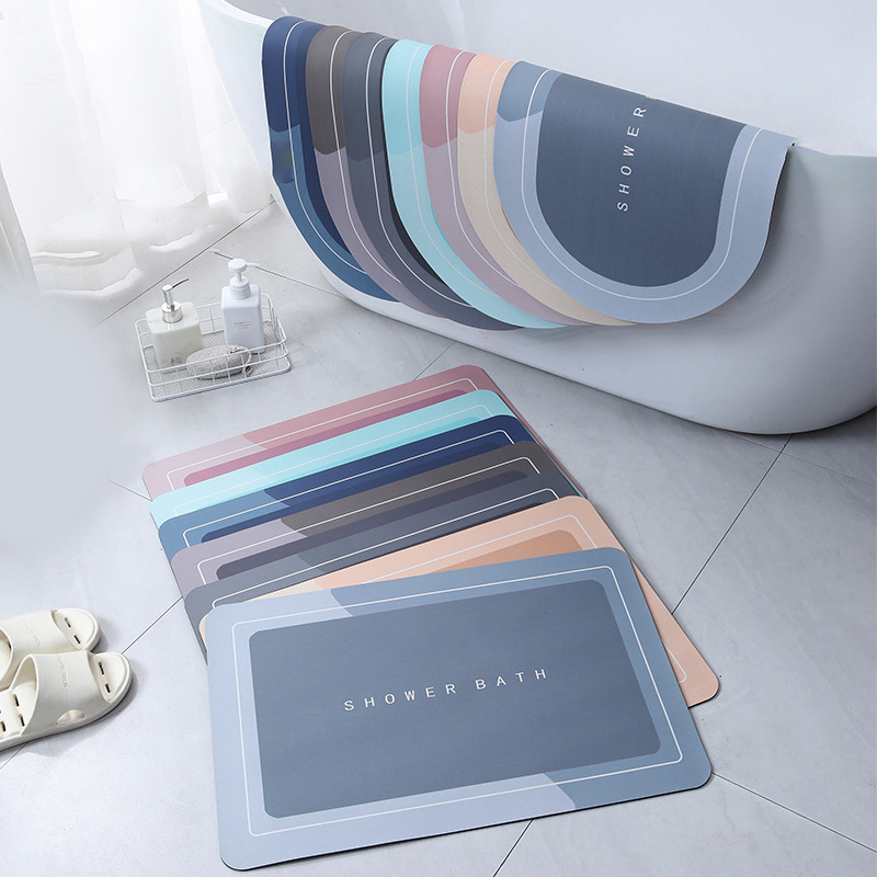 Jet Home Bathroom Mats - Chłonna mata łazienkowa antypoślizgowy dywanik pod