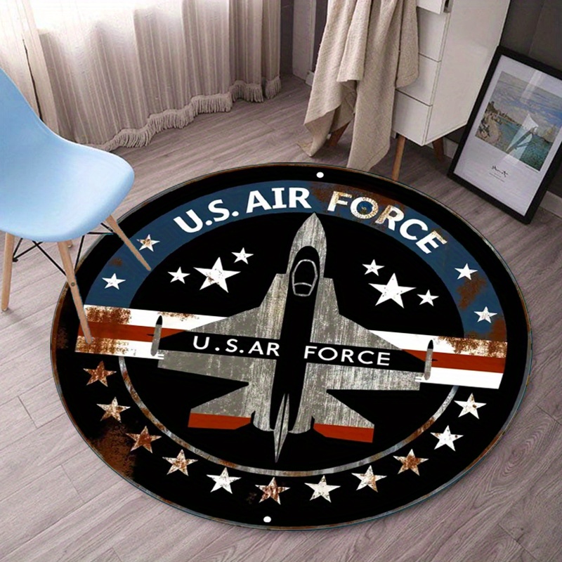 Jet Home Bathroom Mats - Mata podłogowa z motywem myśliwca wojskowego