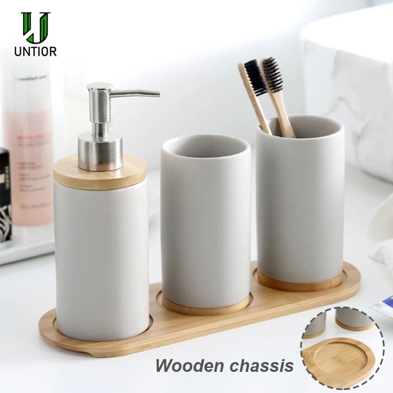 Zara Home Bathroom Set - Ceramiczna armatura łazienkowa zestaw mody dozownik