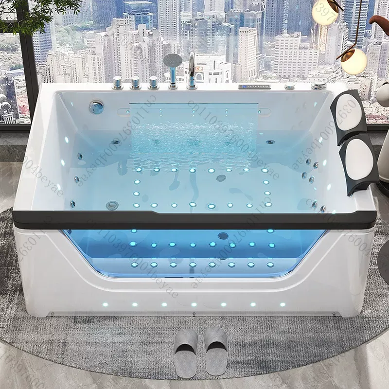 Home Bathroom Jacuzzi Tub - Akrylowa wanna z hydromasażem dla 2