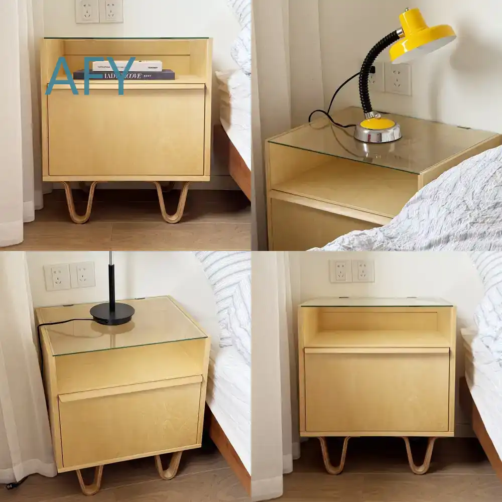 Muji Home Storage - Stolik nocny w stylu średniowiecznym z