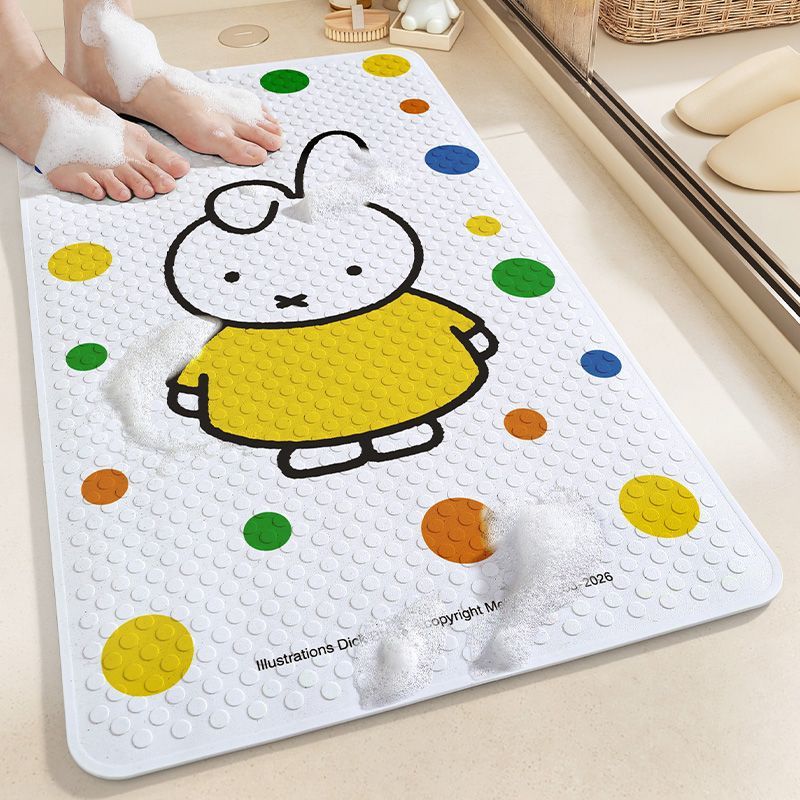 Non Slip Bath Mat - Mata łazienkowa Anime Miffy z mocnymi