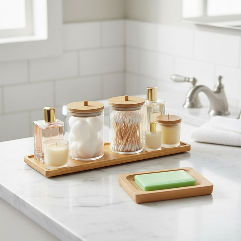 Zara Home Bathroom Set - Zestaw akcesoriów łazienkowych z bambusa 2