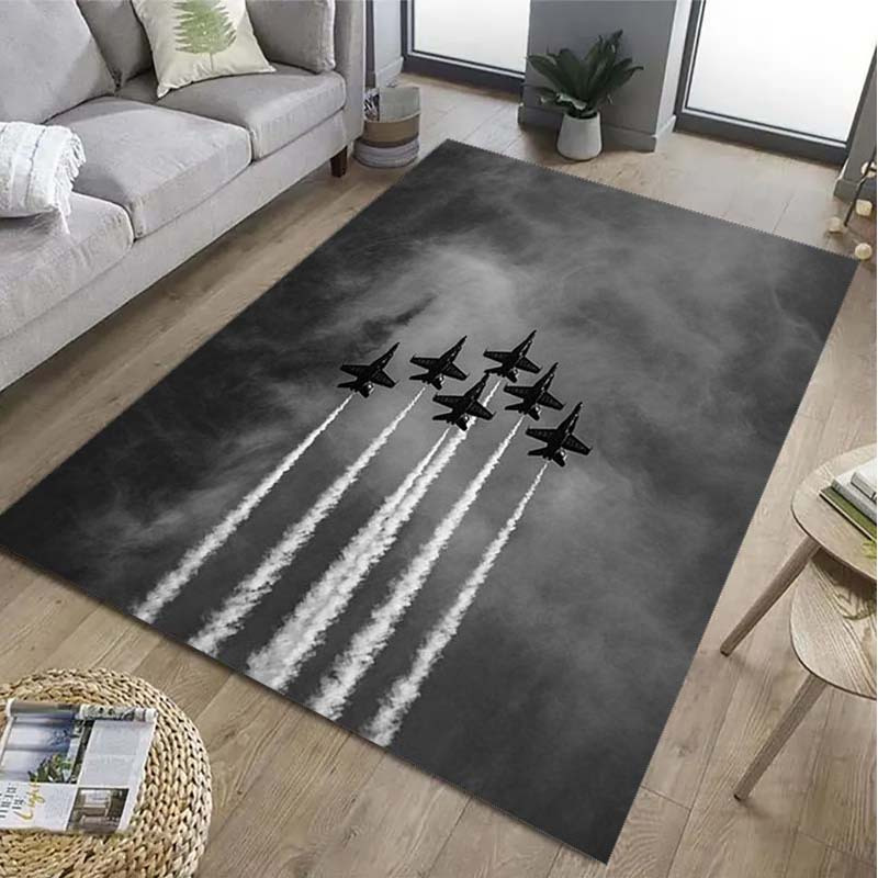 Jet Home Bathroom Mats - Dywan z aksamitu kryształowego w motywie