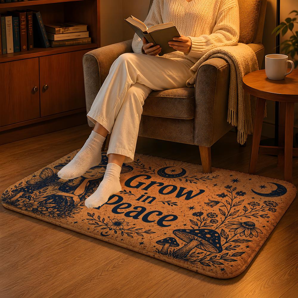 Home Goods Bathroom Mats - Miękka flanelowa mata podłogowa Celestial Good