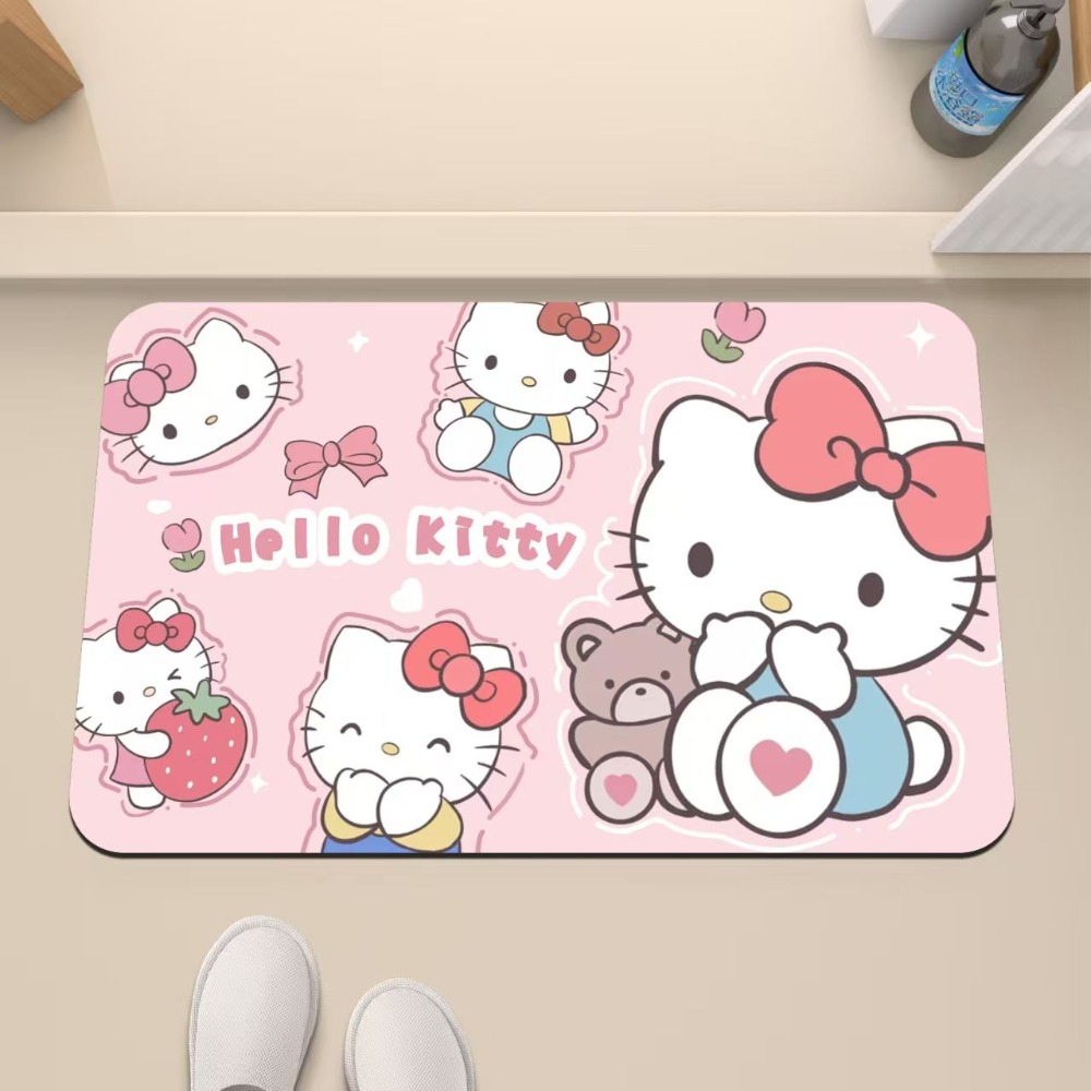 Non Slip Bath Mat - Antypoślizgowa, chłonna, szybkoschnąca mata łazienkowa Hello