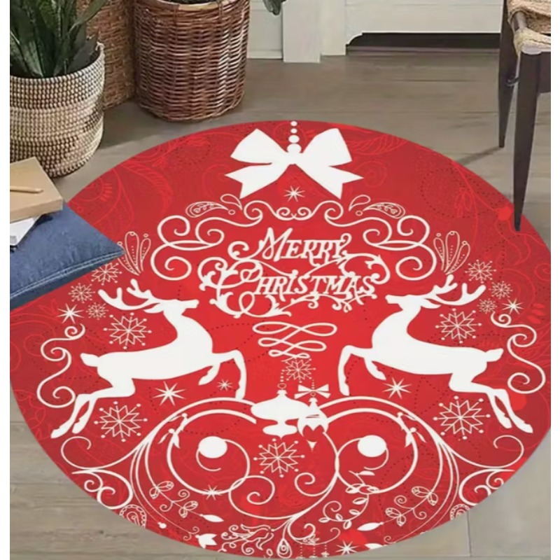 Home Goods Bathroom Mats - Dywan świąteczny z motywem Świętego Mikołaja
