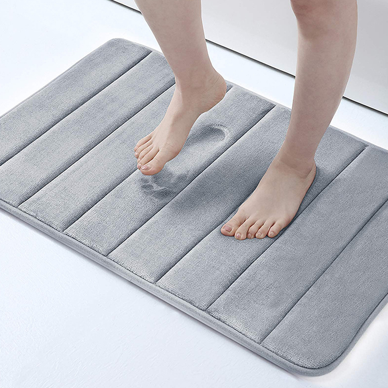 Jet Home Bathroom Mats - 60x40cm Łazienka Zagęszczona Mata Antypoślizgowa Mata