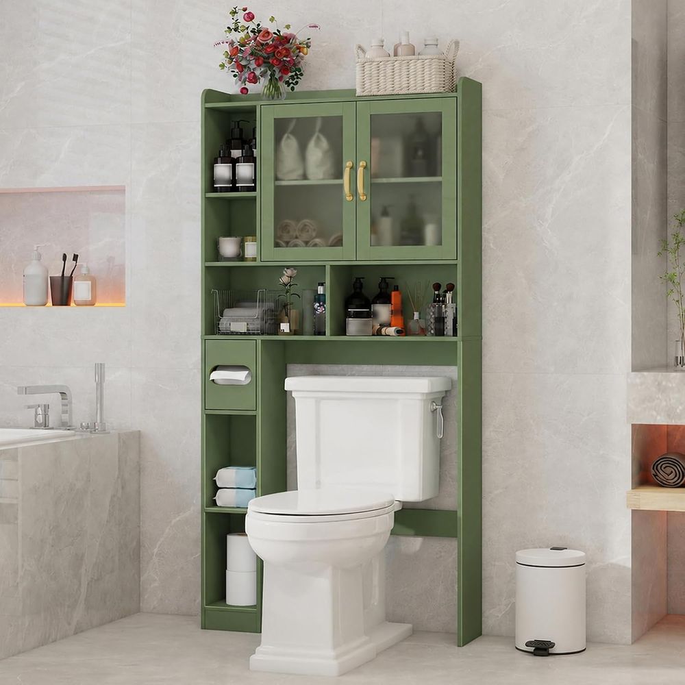 Home Bathroom - Oszczędzająca miejsce akrylowa szafka nad toaletą