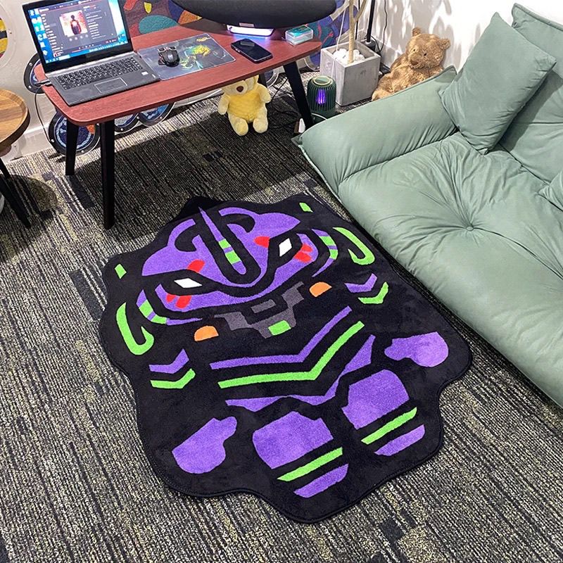 Home Goods Bathroom Mats - NEON GENESIS EVANGELION Dywanik Pluszowy Designerski