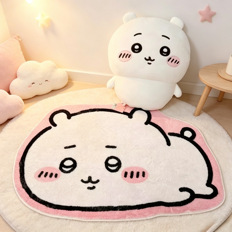 Home Bathroom Floor Mats - Dywanik Chiikawa z motywem anime Hachiware