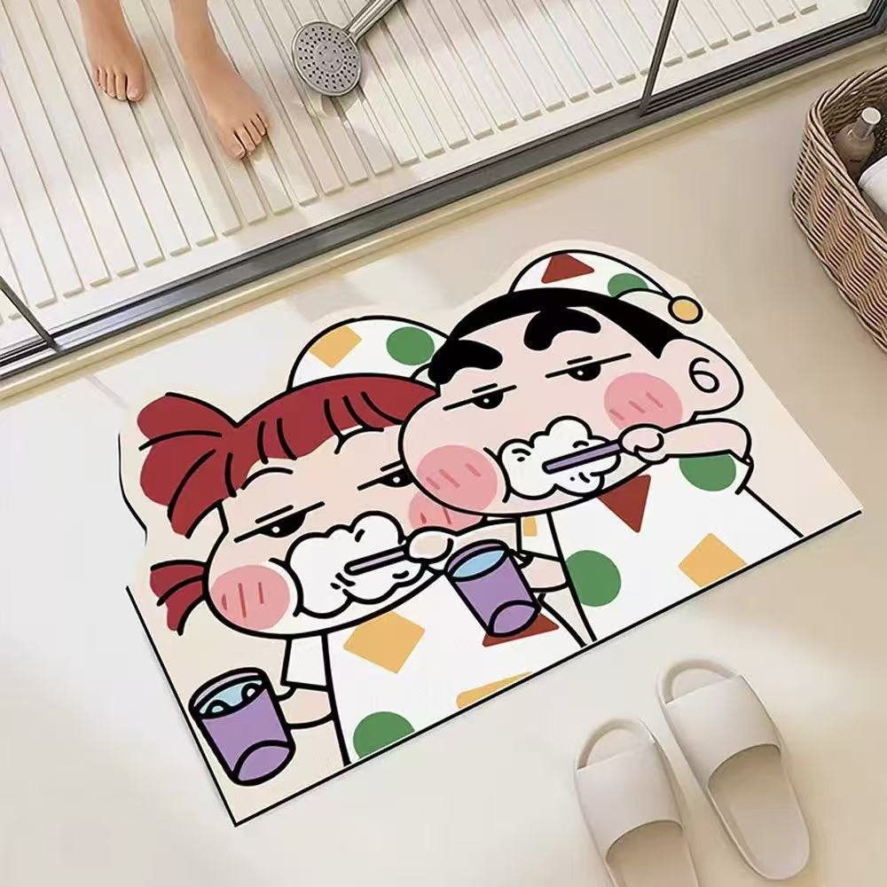 Home Goods Bathroom Mats - Mata odprowadzająca wodę do łazienki, szybkoschnąca,