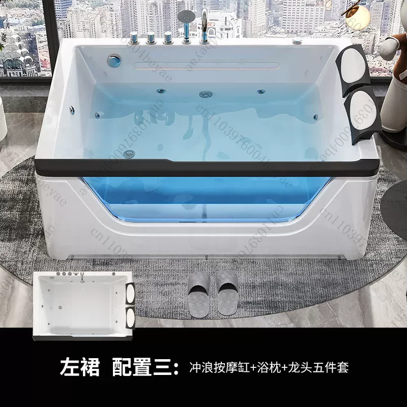 Akrylowa wanna z hydromasażem  – Home Bathroom Jacuzzi Tub recenzja i cena