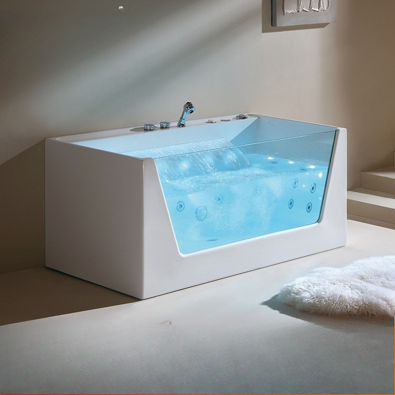 Akrylowa wanna z hydromasażem, – Home Bathroom Jacuzzi Tub recenzja i cena