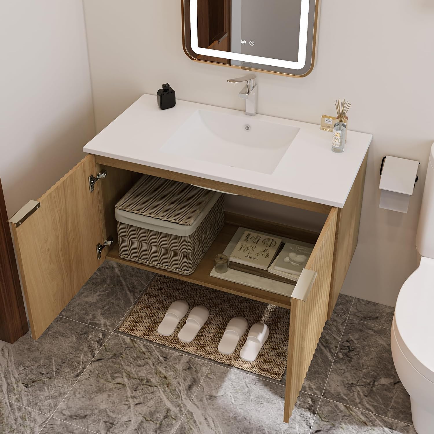 Nowoczesna wisząca szafka łazi – Home Bathroom recenzja i cena