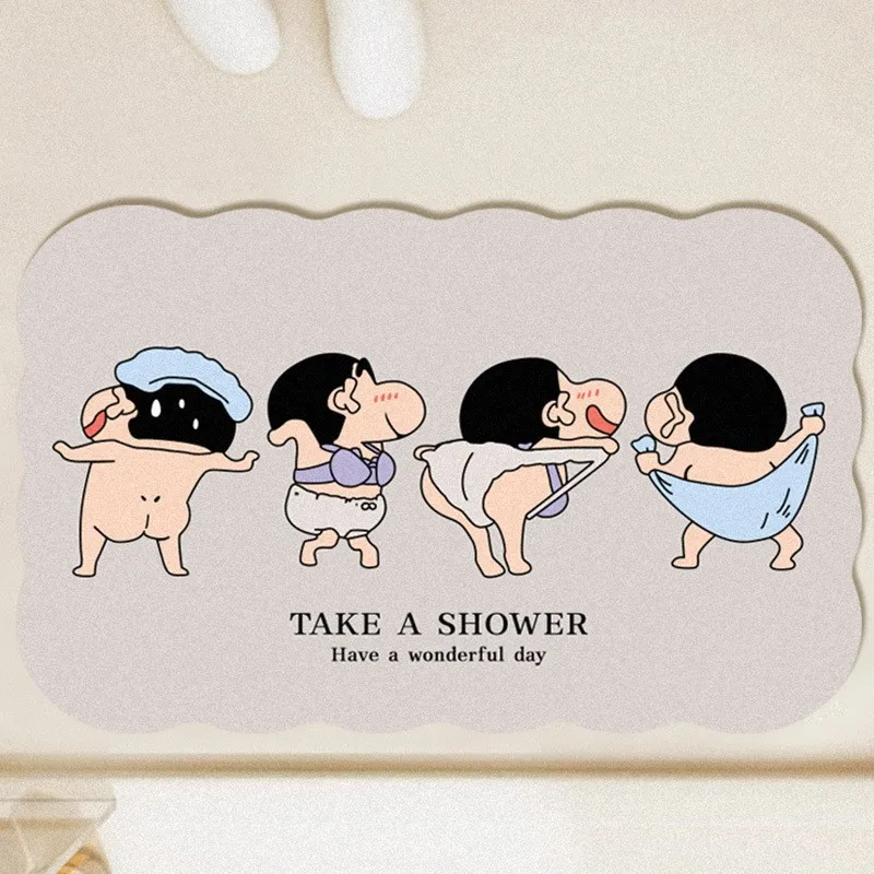Cartoon Cute Crayon Shin-chan  – Home Goods Bathroom Mats recenzja i cena