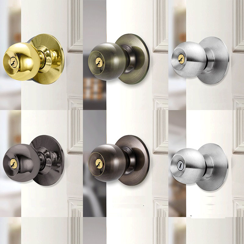 Gałki okrągłe drzwi z blokadą  – Home Bathroom Lock recenzja i cena