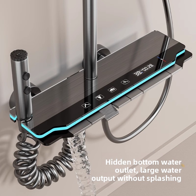 Cyfrowy zestaw słuchawek prysz – Home Bathroom Shower recenzja i cena