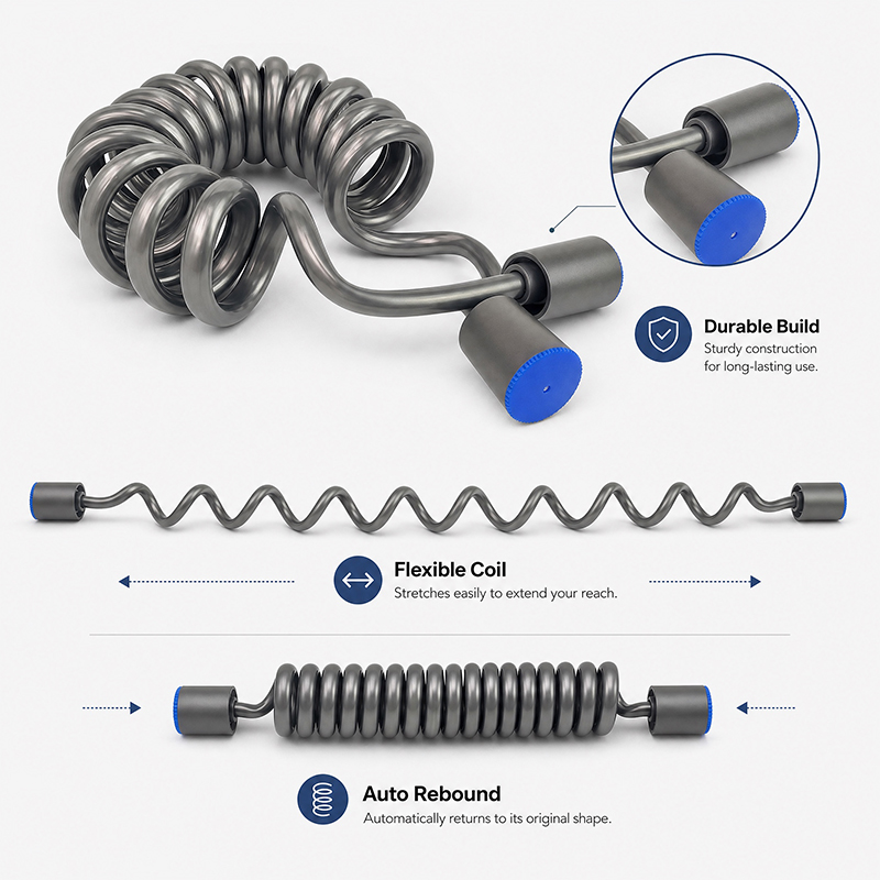 2m Sprężynowy Wąż Spiralny Wys – Home Bathroom Plumbing recenzja i cena