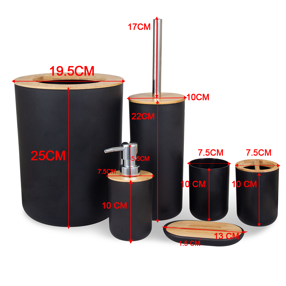 6Pcs/zestaw dozownik do mydła  – Zara Home Bathroom Set recenzja i cena