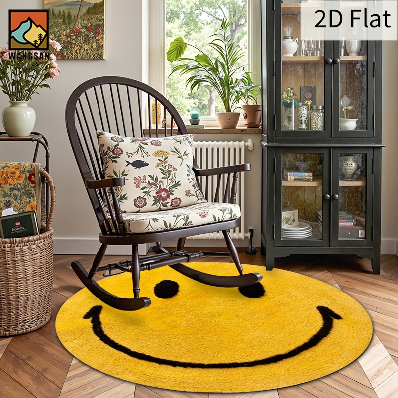 Okrągły dywan z flaneli 2D z m – Home Bathroom Floor Mats recenzja i cena