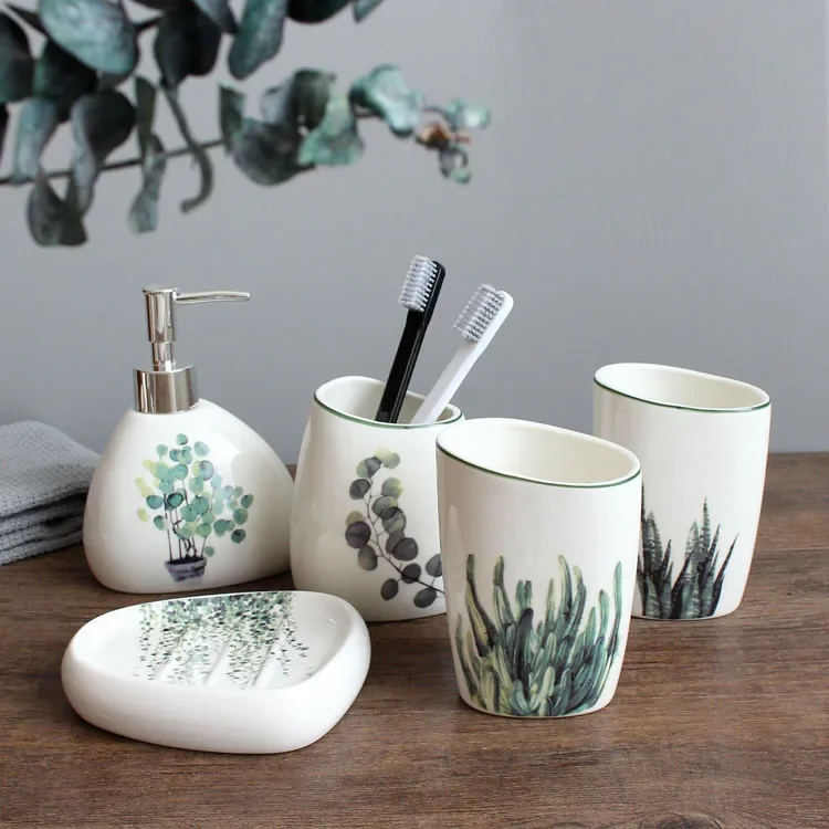 Biały ceramiczny zestaw akceso – Zara Home Bathroom Set recenzja i cena