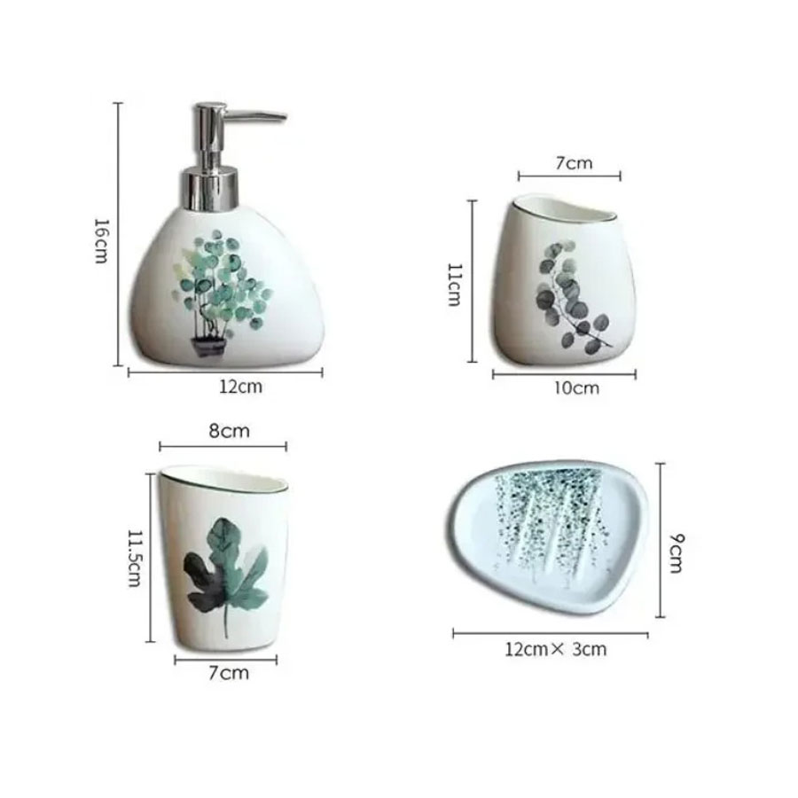 Biały ceramiczny zestaw akceso – Zara Home Bathroom Set recenzja i cena