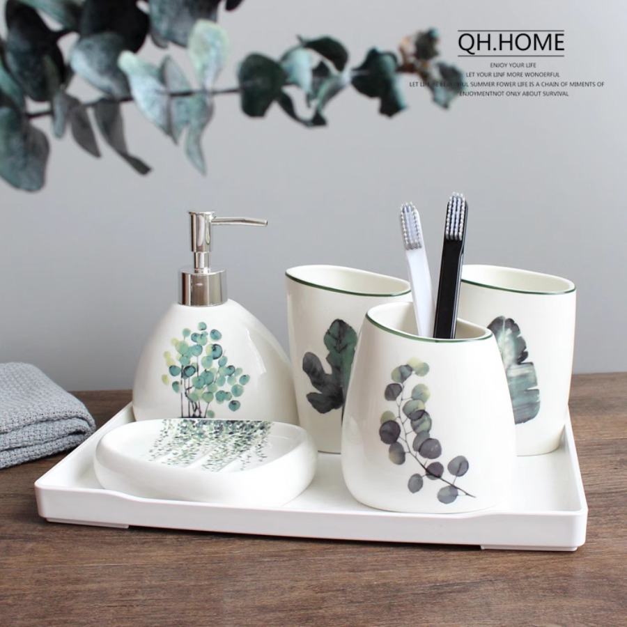 Biały ceramiczny zestaw akceso – Zara Home Bathroom Set recenzja i cena
