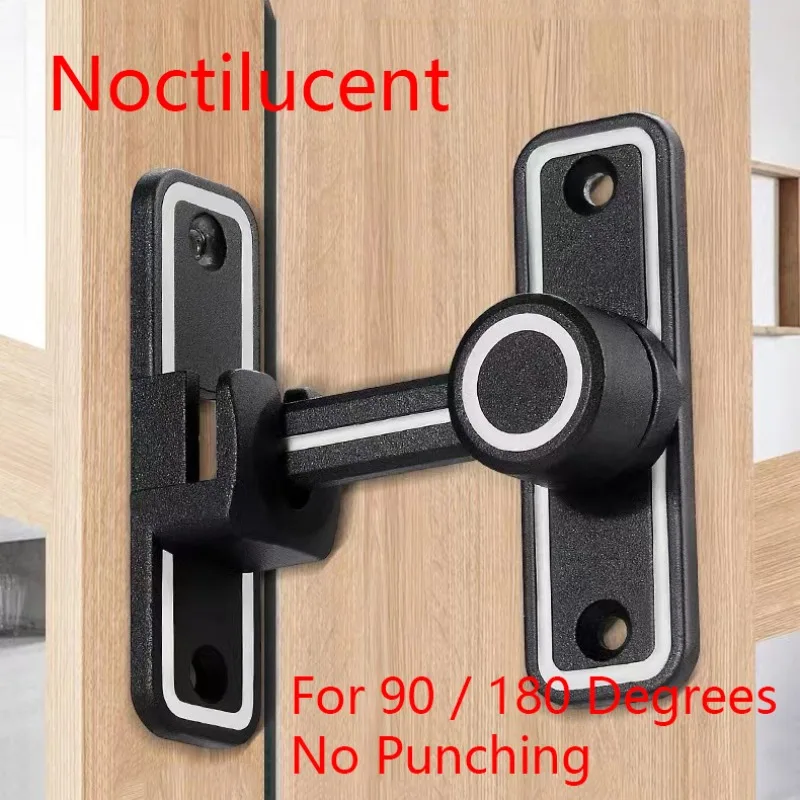 Czarne świecące zamek zatrzask – Home Bathroom Lock recenzja i cena