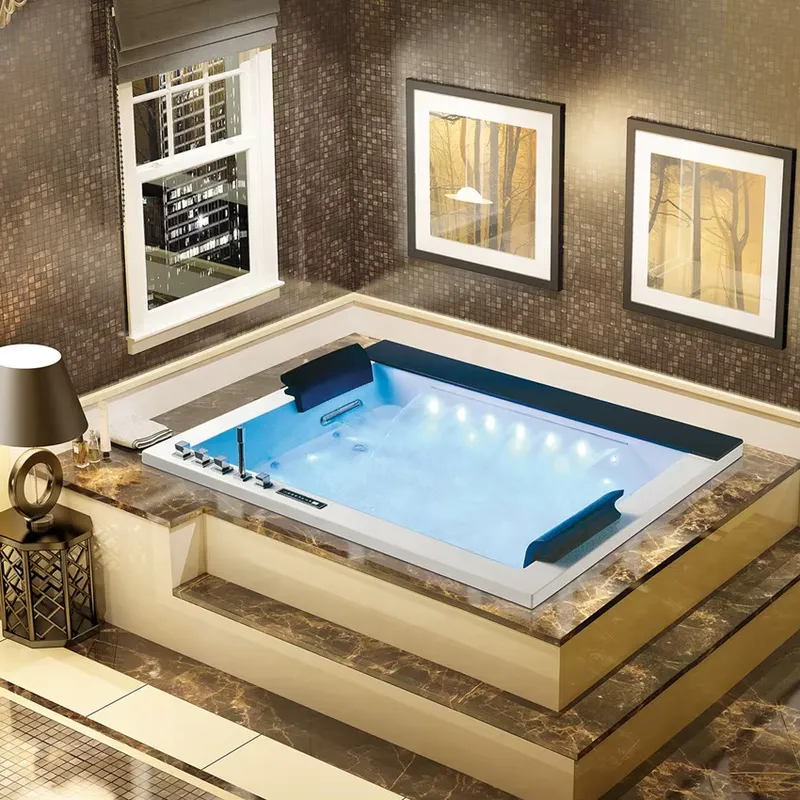 Podwójna wanna z hydromasażem  – Home Bathroom Jacuzzi Tub recenzja i cena