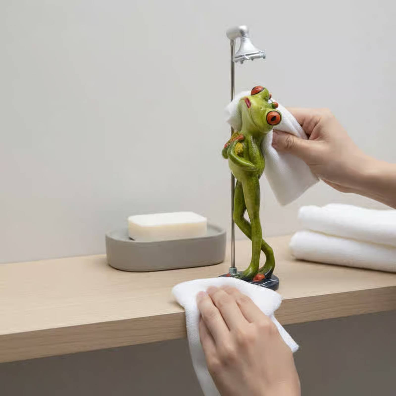 Figurka Żaby pod Prysznicem -  – Home Bath recenzja i cena