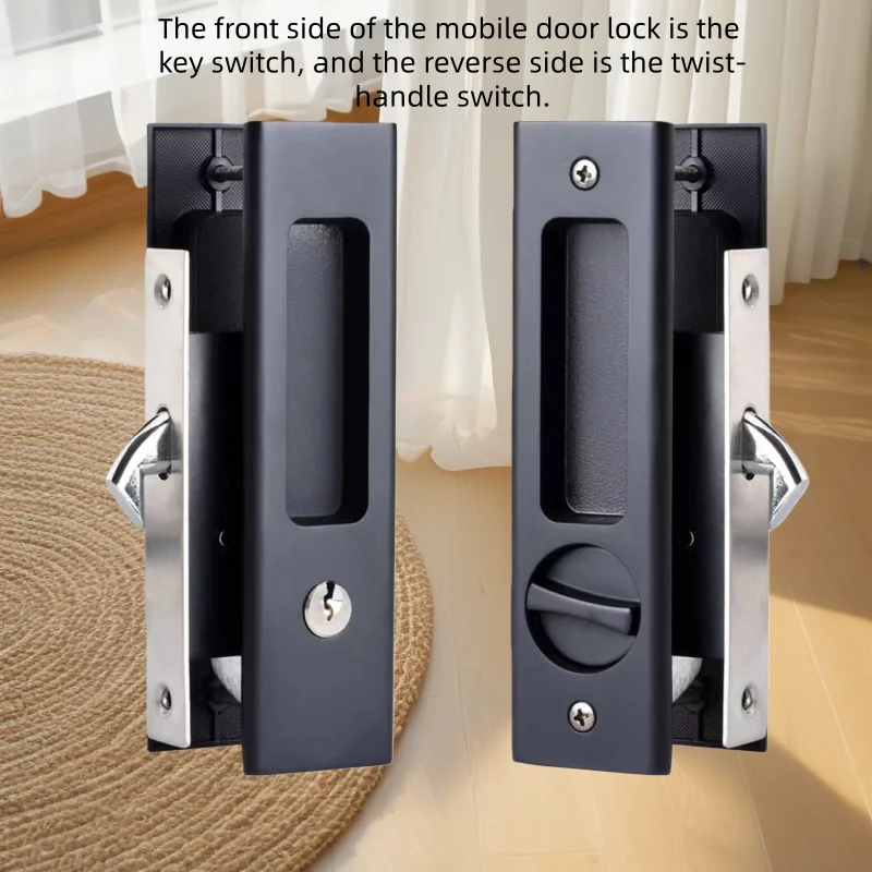 Wytrzymały czarny zamek hakowy – Home Bathroom Lock recenzja i cena