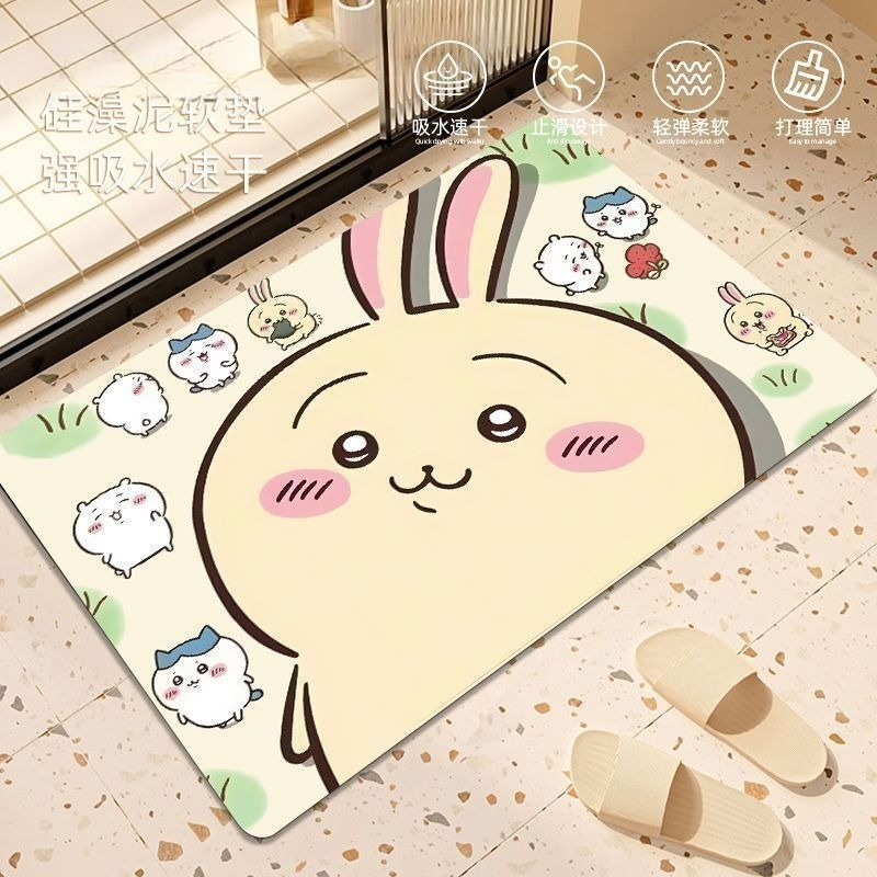 Anime Chiikawa Hachiware Usagi – Home Goods Bathroom Mats recenzja i cena