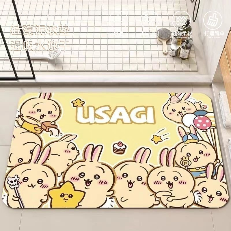 Anime Chiikawa Hachiware Usagi – Home Goods Bathroom Mats recenzja i cena