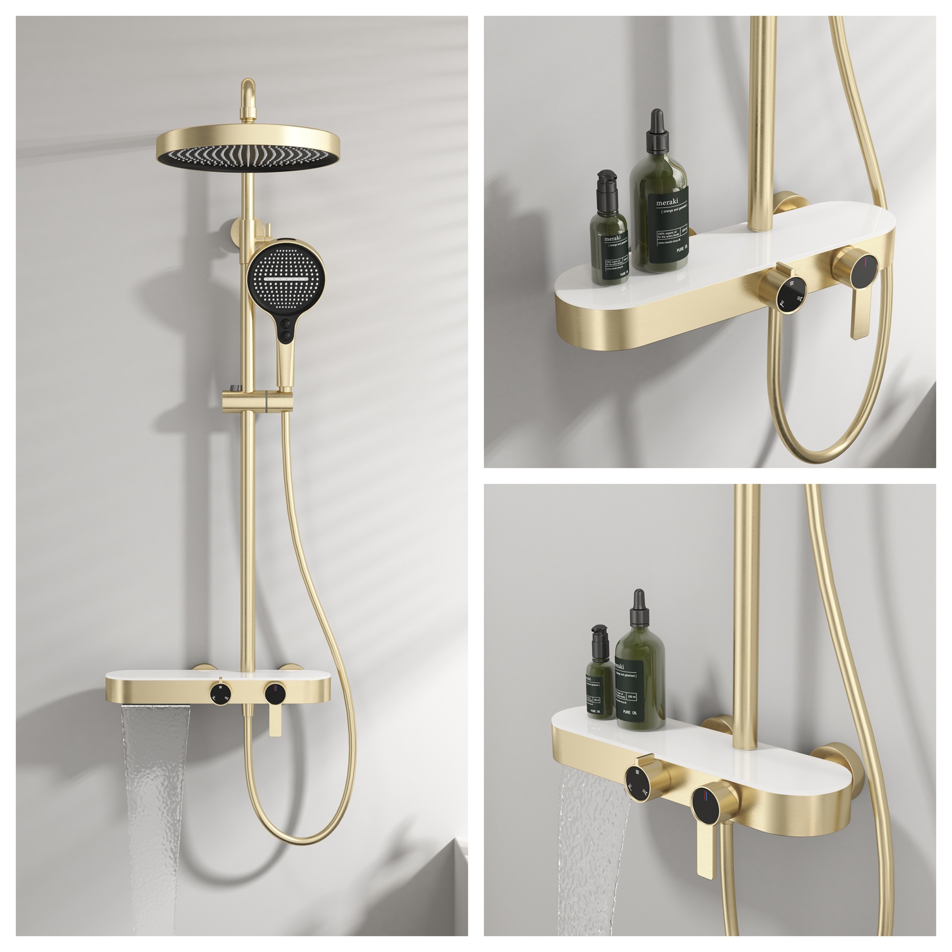 Zestaw prysznicowy w kolorze s – Home Bathroom Shower recenzja i cena