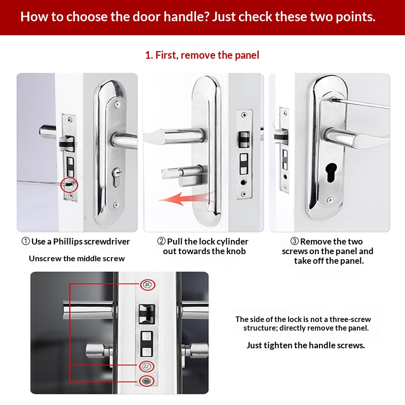Uniwersalna klamka do drzwi do – Home Bathroom Lock recenzja i cena